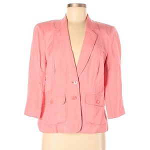 Size M Christopher & Banks Pink Light Blazer